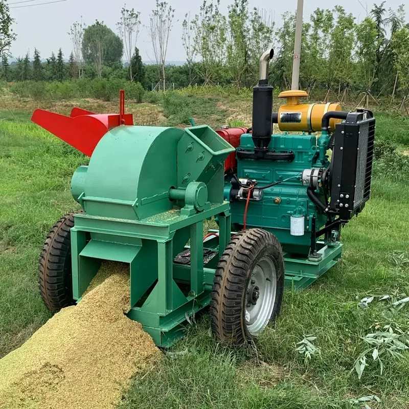 Malaysia Multifunctional Wood Grinder Diesel Wood Branch Sawdust