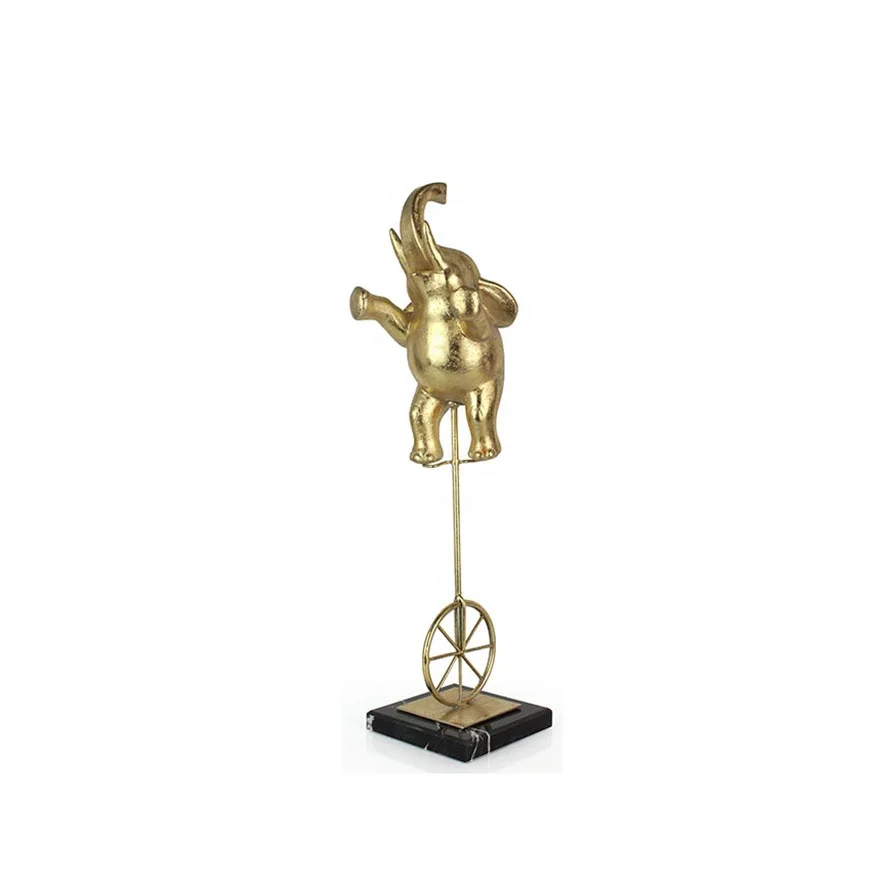 Gold Sculpture Ornaments Elephant Statue Decor Brings Good Luck Health and Strength Elephant Gifts