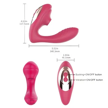 20 Modes Clitoral Sucking Vibrator G Spot Clit Dildo Vibrators with remote control Waterproof Rechargeable Clitoris Stimulator