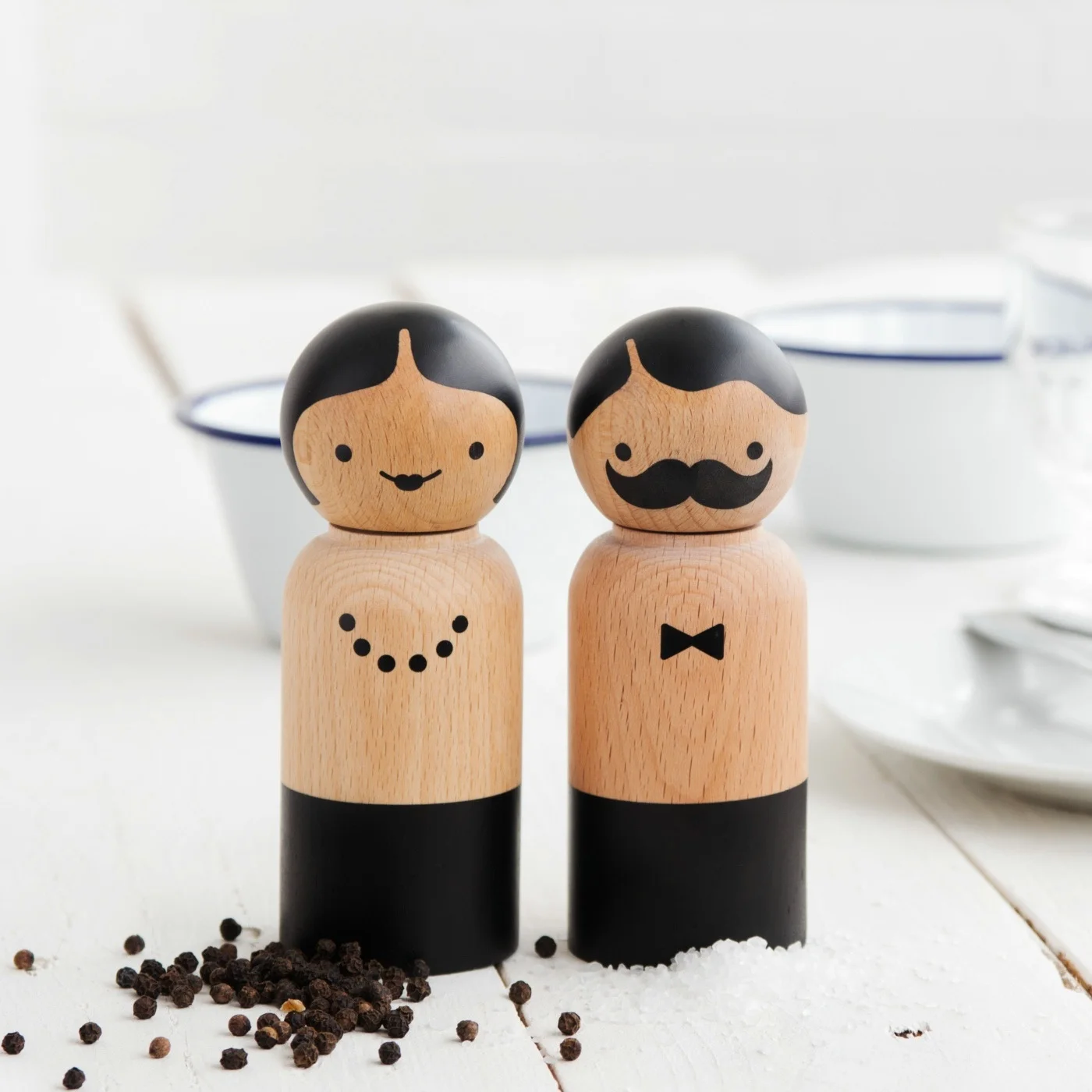 Mr salt. Mr Salt and Mrs Pepper. Mr. Sals. Mrs Pepper. With the Noise of "Salt and Pepper"..