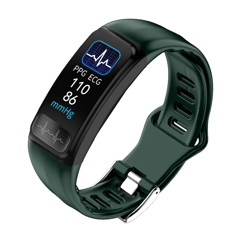 Super September New Design P12 Smart Watch Bracelet Ecg Blood Pressure And Oxygen Monitor Health Smart Bracelet Buy Ppg Ecg Spo2 Smart Bracelet For Health P12 P11 Sleep Monitors Weather Forecast