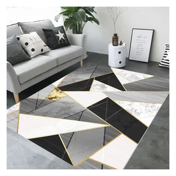 factory supply modern large luxury 3d printed floor mat carpet for living room