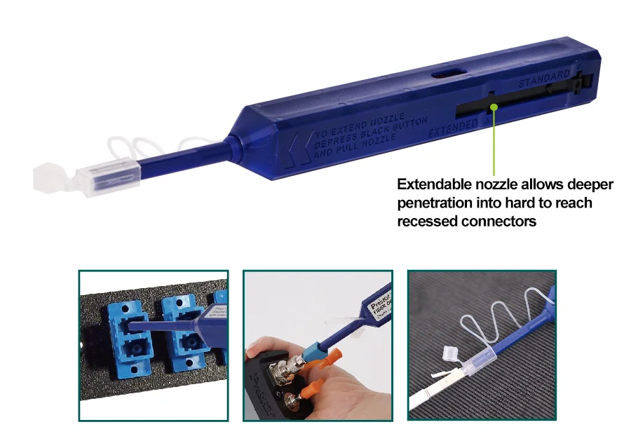 Optipsponge Microscope Cleaner 200x Fiber Optic Microscope Pro'skit 8PK-MA009 and Fiber Optic Cleaning ...