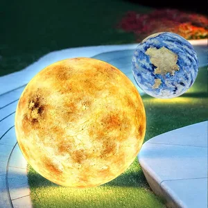 Custom Glowing Planet Design Led Globe Light for Event Party Decoration
