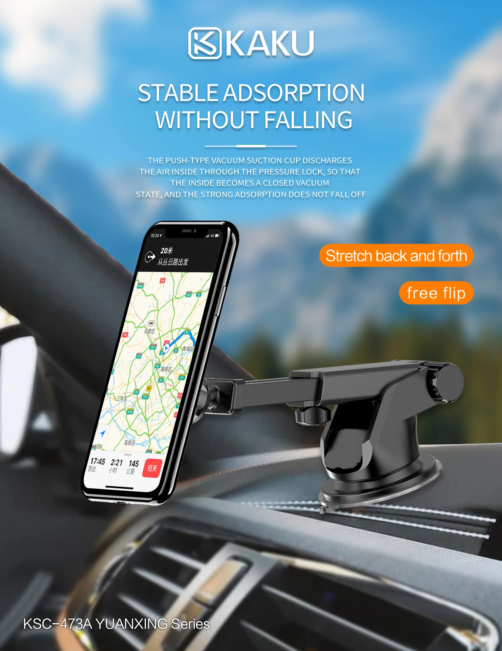 KAKU magnetic car stand holder  mobile phone  holder HOT SALE