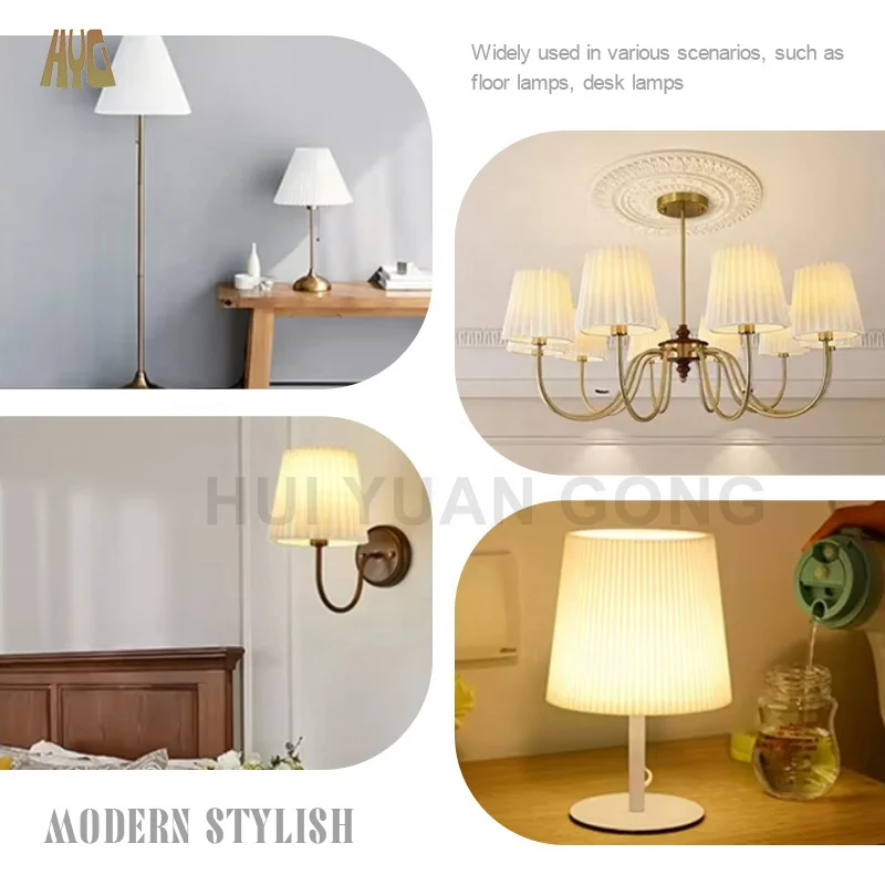 Высококачественный пергаментный отдельный OEM оптовая продажа затемненный круглый маленький Настольный светильник потолочные лампы абажуры