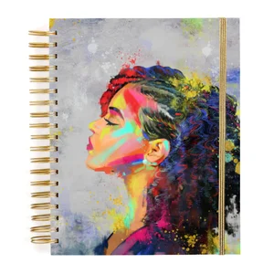 Hot Selling B5 Customized Spiral Notebook Planner Journal Beautiful Girl Theme Wholesale Cheap Custom Paper Gift Girls