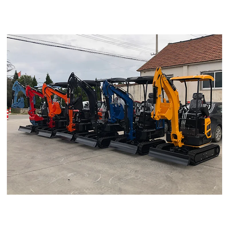 Mini Excavator 1.8ton Excavator Crawler Digger Excavator with Thumb Bucket and Other Attachments