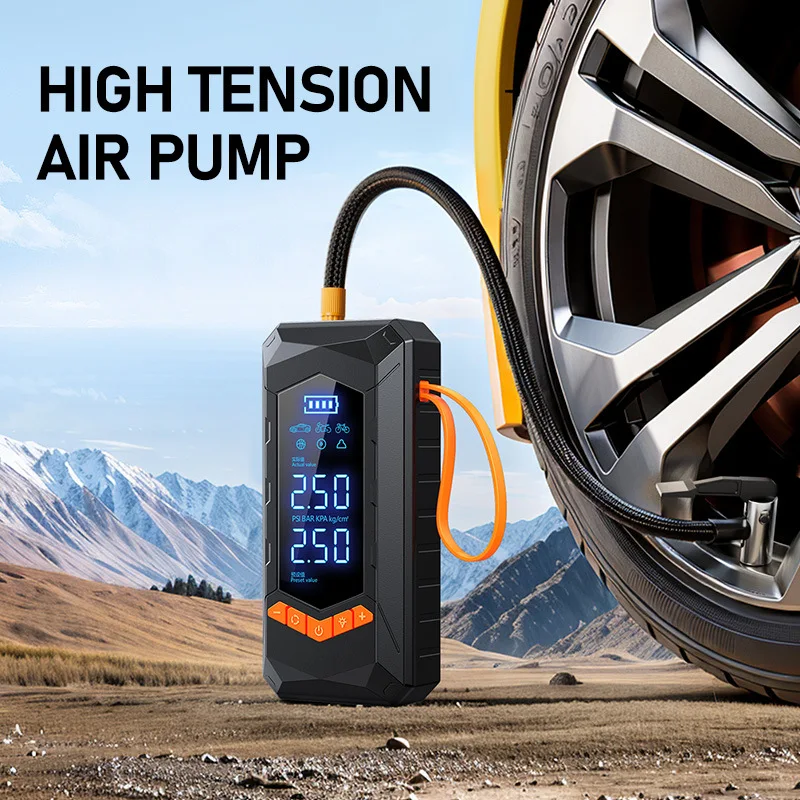 150PSI Wireless Tire Inflator 6000mAh Digital Car Air Pump Compressor Electric Air Pump With Light for Car Tires Bicycles Ball - view 6