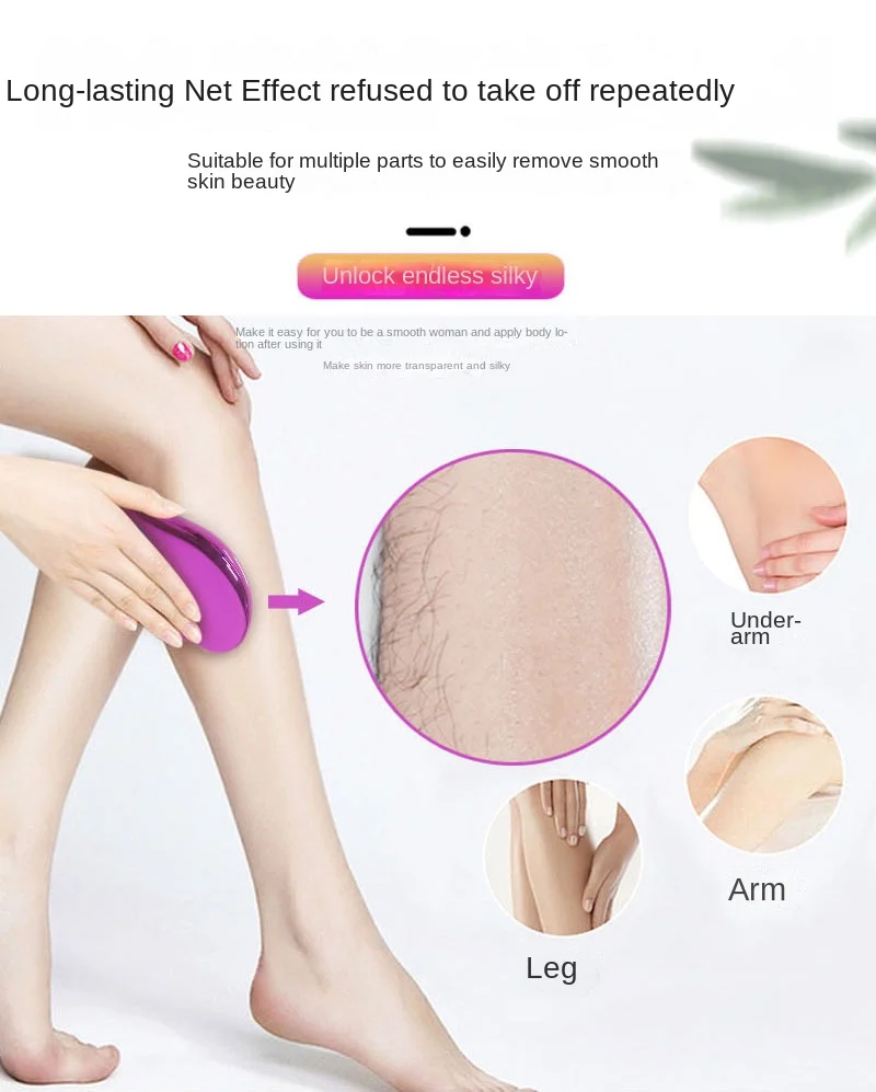 Hot Crystal Physical Hair Removal  Depilation Sponge Hair Removal
