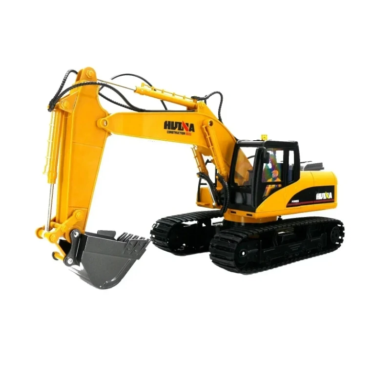 2.4G 15CH RC Excavator - HUINA 1535 Remote Control Truck
