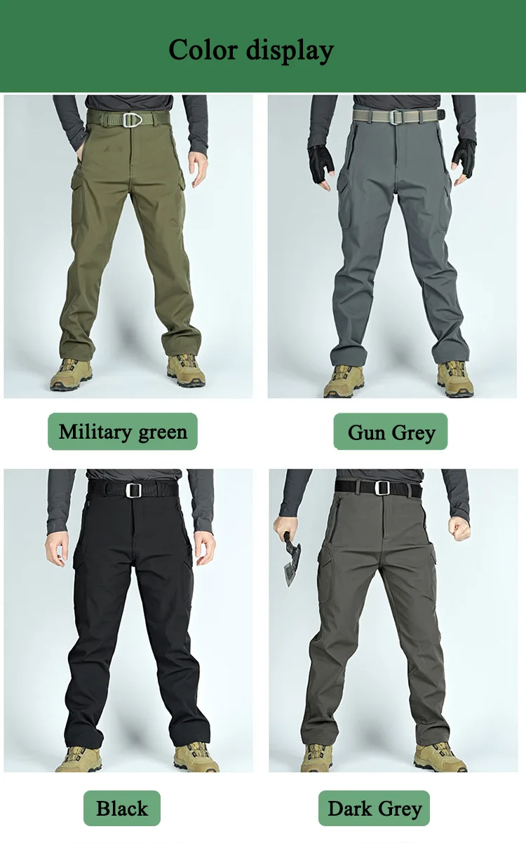  tactical waterproof wear-resistant assault trousers