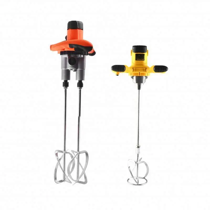 TEBAK 110V/220V Power Tools 6 Speeds Electric Steering Wheel Mixer New Stirring Handheld Paint Cement Mortar Food Mixing Machine