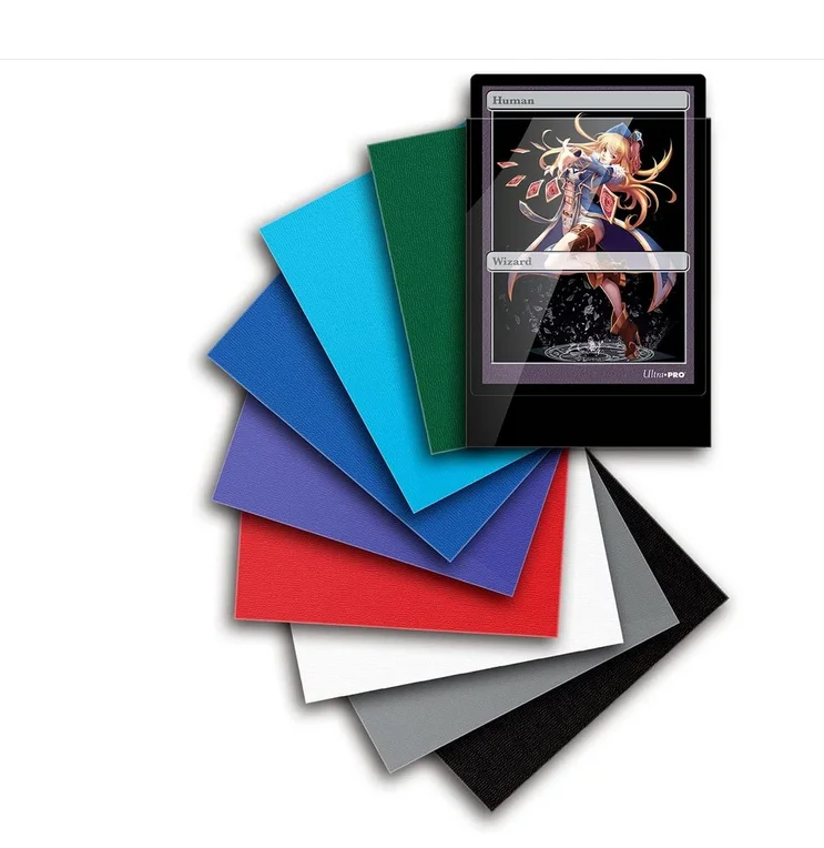 Custom Multi-Color Matte for Pokemo n Game Card Sleeves Plastic Clear Card  Protectors Made of Polyester for Business Cards