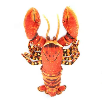 Ocean Creature Realistic Plush Lobsters Toy Stuffed Animal,Red Plush ...