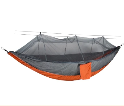 Amaca Da Campeggio 2 In 1 Con Zanzariera – Doppia, Portatile, Nylon Verde – AYAMAYA