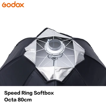 Godox Softbox 80cm Speed Ring Octagonal Softbox Double Soft Cloth with Bowens for Portrait Studio Blitz Speedlite Softbox detail image