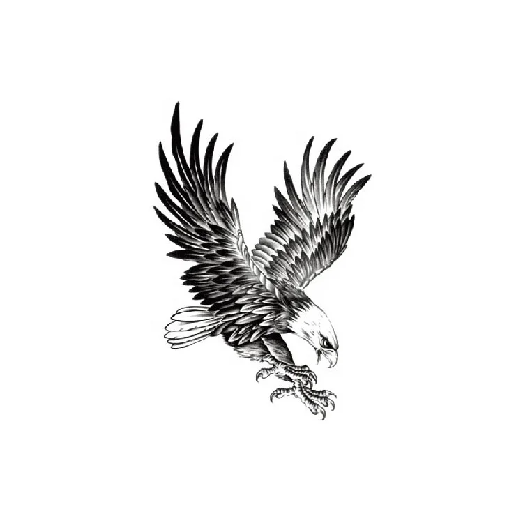 Left shoulder and arm 3D Eagle and Flag Tattoo  Veteran Ink