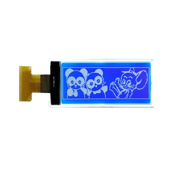 Wholesale white small dot matrix display blue background COG dot matrix module positive negative LCD screen