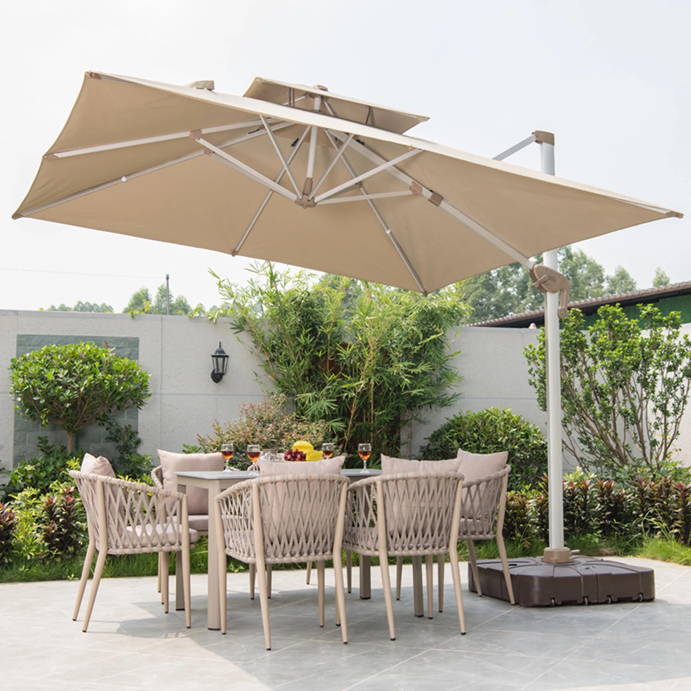 10 Feet Deluxe Solar Powered 32 LED Lighted Patio Garden Steel Market Umbrella With USB Phone Charger| Alibaba.com 10 Feet Deluxe Solar Powered 32 LED Lighted Patio Garden Steel Market Umbrella With USB Phone Charger| Alibaba.com