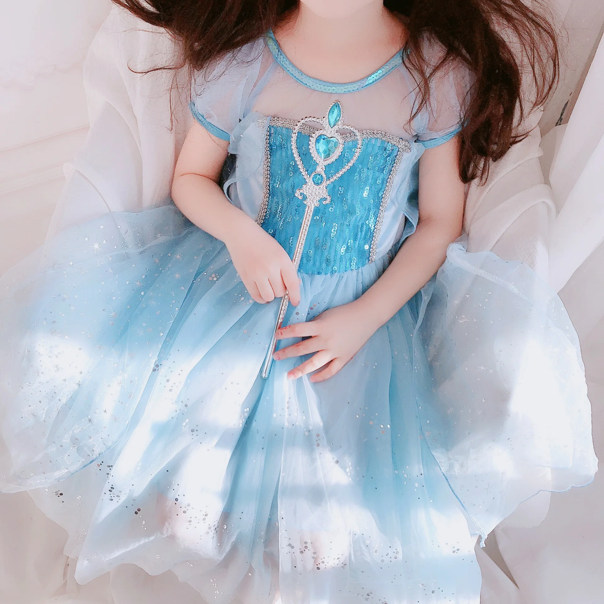 Frozen fashion blue dress