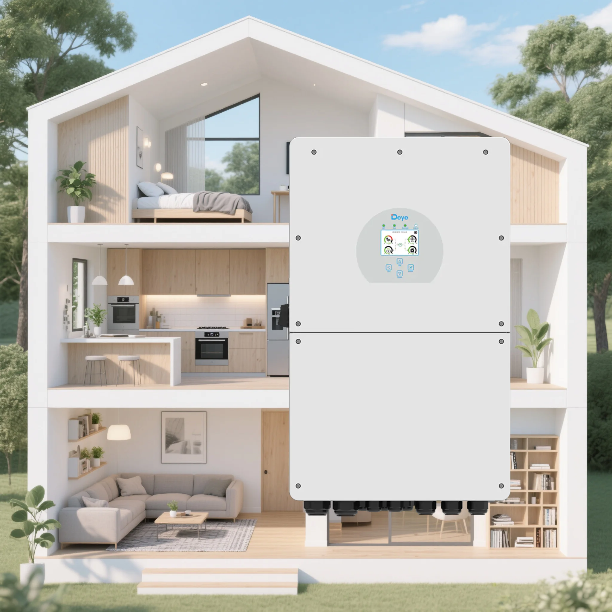 product for deye sun 18k sg01lp1 eu am3 p 18kw single phase hybrid solar inverter low voltage large homes soho backup power systems-3