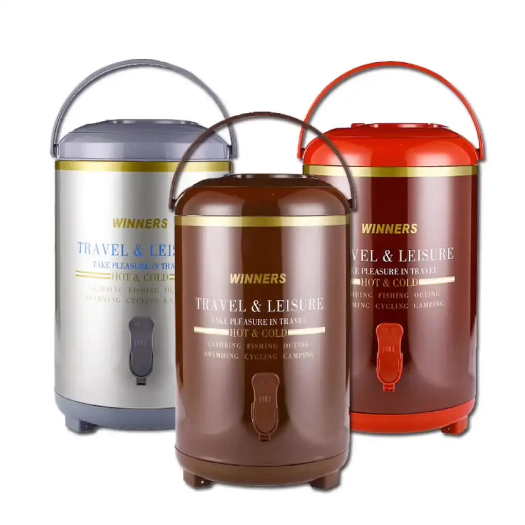 Hot & Cold 6L Thermos Water Barrel Beverage Dispenser Cans Bottles