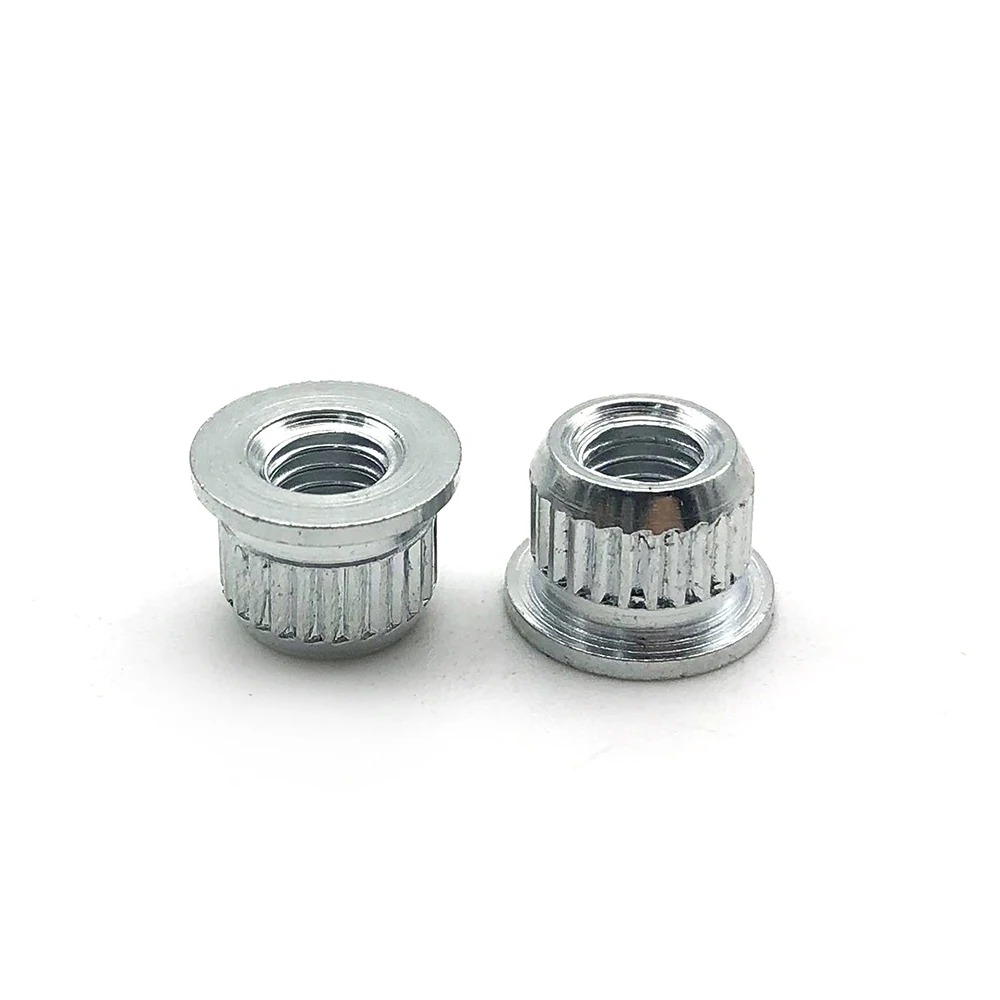 China wholesale high quality zinc plated flat head rivet nuts m5 m6 m8 m10 pop nut ss hex