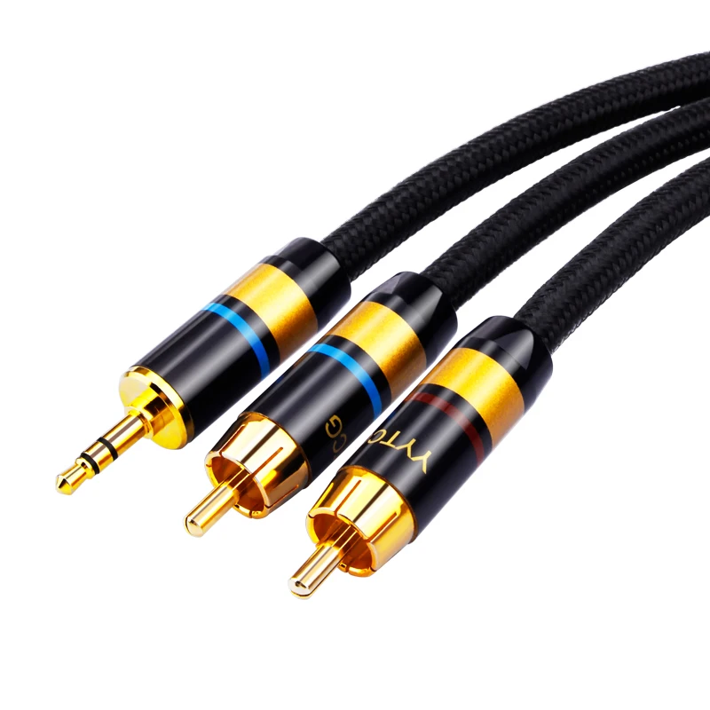 Yytcg Hifi 3.5mm To 2rca Y Splitter Stereo Audio Cable Hifi For