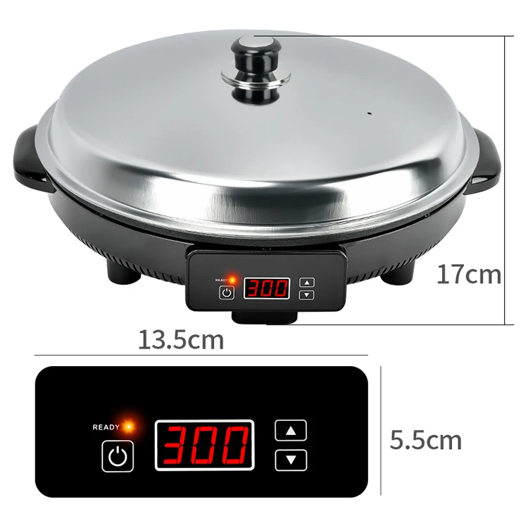 Injera Cooking Machine Mogogo Injera Maker - Efficient 40cm Non-Stick Pan