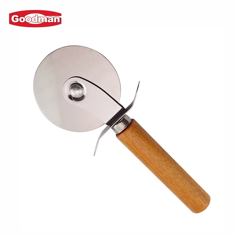 Hot sell baking tools stainless steel pizza roller cutters plastic pizza cutter wheel details