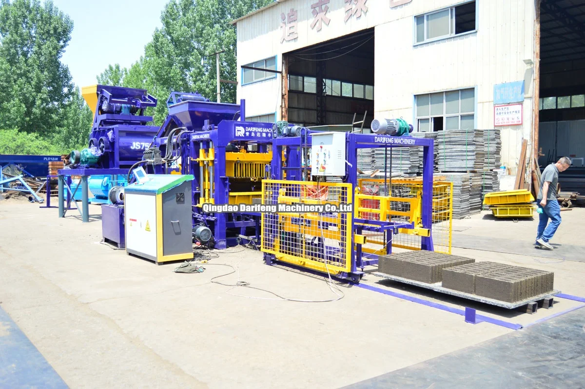 QT8-15 Automatic Hollow Block Making Machine Brick Production Line Building Block Machine Perfect for African and Spanish