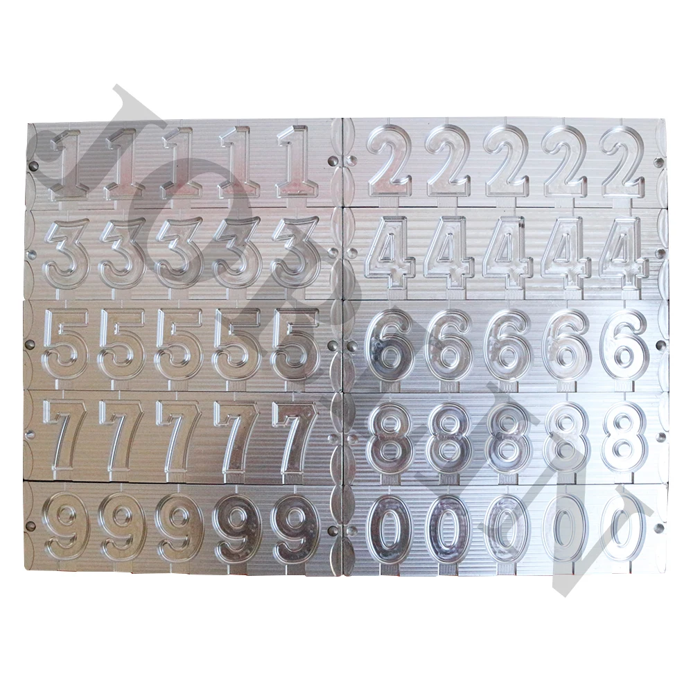 Custom Factory Customize Aluminum Birthday Candle Molds Small Size