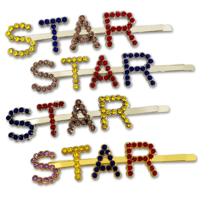 
 Новинка 2020, стильная цветная заколка для волос со стразами, Лидер продаж, набор заколок для волос для девочек, оптовая продажа, заколки для волос, поставщик аксессуаров  