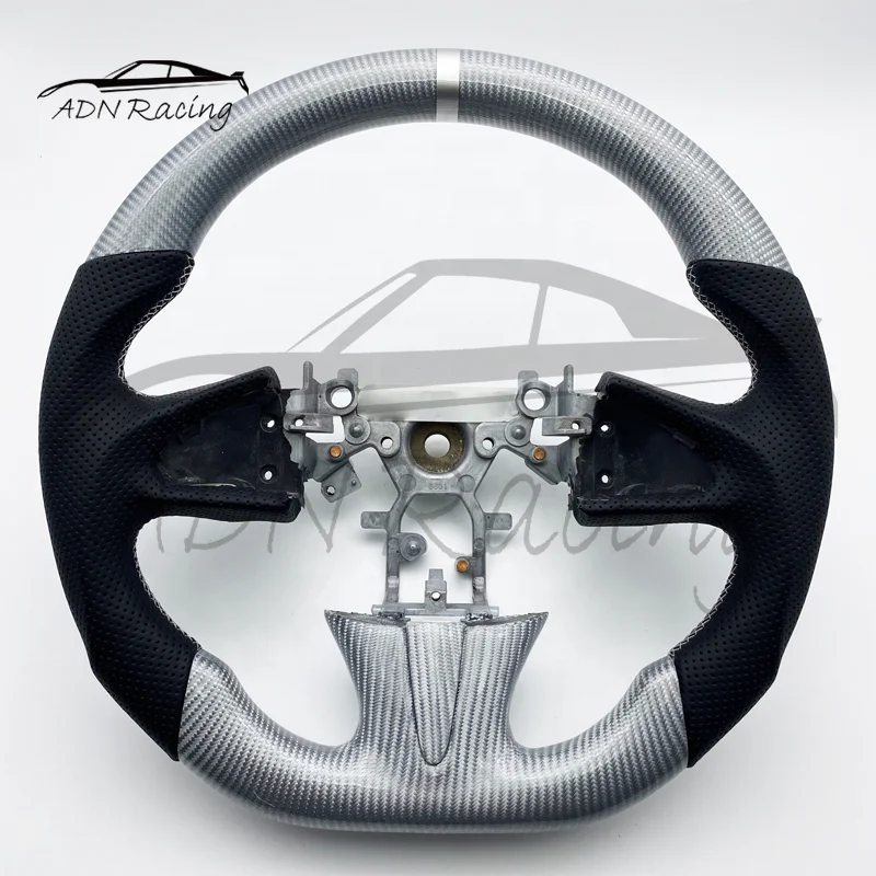 New Carbon Fiber Steering Wheel For Infiniti Q50 Q60 18-21 With Leather New Carbon Fiber Steering Wheel For Infiniti Q50 Q60 18-21 With Leather