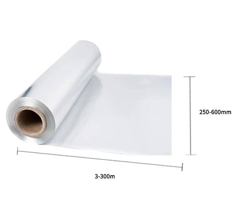 25 Square Feet Long Heavy Duty Kitchen Aluminum Foil Roll Film for Grilling and Baking
