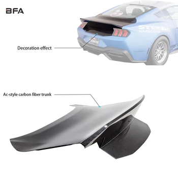 2024 for Ford Mustang Model AC Carbon Fiber Trunk Spoiler New Condition Bumper Accessory
