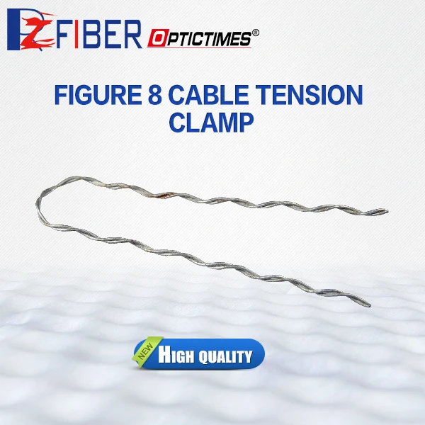 Fiber Optic ADSS OPGW Figure 8 Cable Installation Fittings Tension Clamp