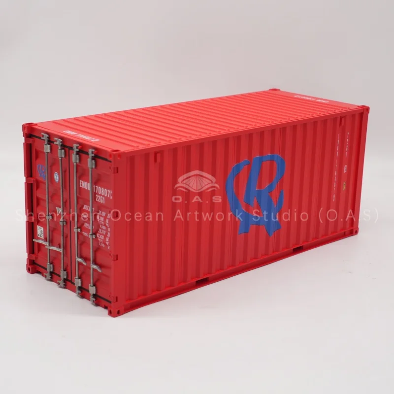 Exquisite simulation container model for shipping company display. Support custom‑made with brand logo. Realistic appearance restores real container details. Ideal as business gift, exhibition ornament and teaching prop. Factory supplies wholesale & small‑batch orders for logistics and maritime enterprises.Amber@vesselmodel.com Tel：+86 18038048785