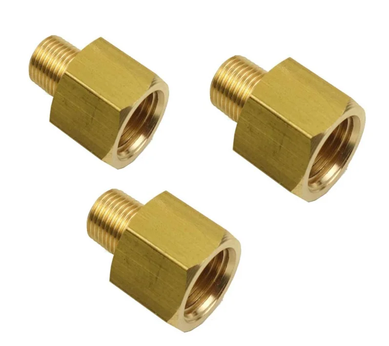 1/8 Bspt Male Thread Brass Tube Fitting Brass Pipe Adapter Water ...