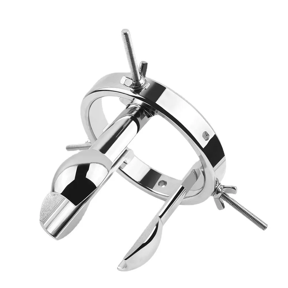 New Sex Toys Metal Rear Court Peep Anal Reamer Reamer Hollow Expander Anal Plug Manufacturers Wholesale