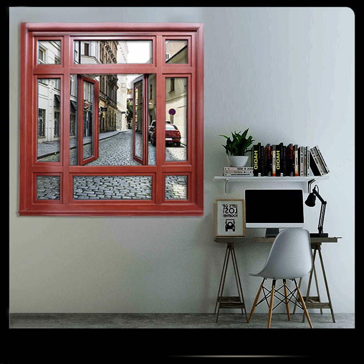 Wooden Wood Push Out Windows With Safety Glass Window Design Energy Efficient Solid Stainless Steel Horizontal Guangdong Modern