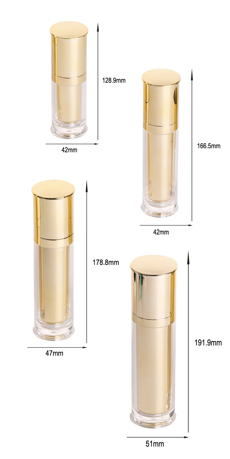 Wholesale Custom Luxury Cosmetics Packaging 15g 30g 40g 50g 30ml 50ml ...