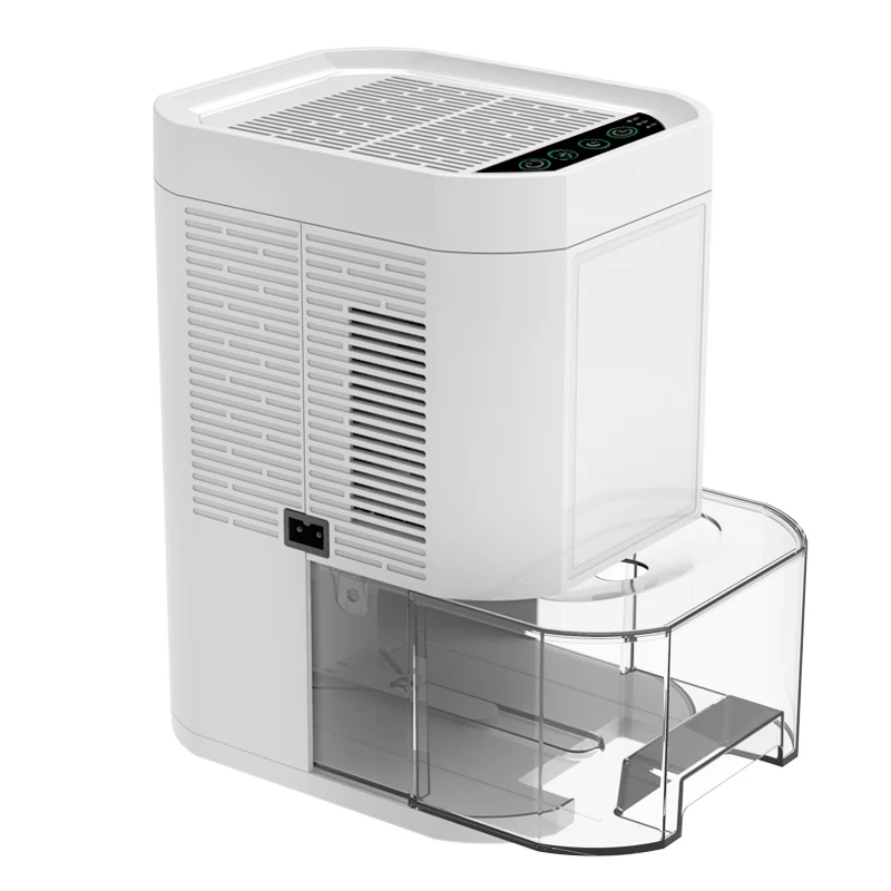 7つのカラフルなLEDライトを備えた家庭用除湿機自動シャットオフ、時間