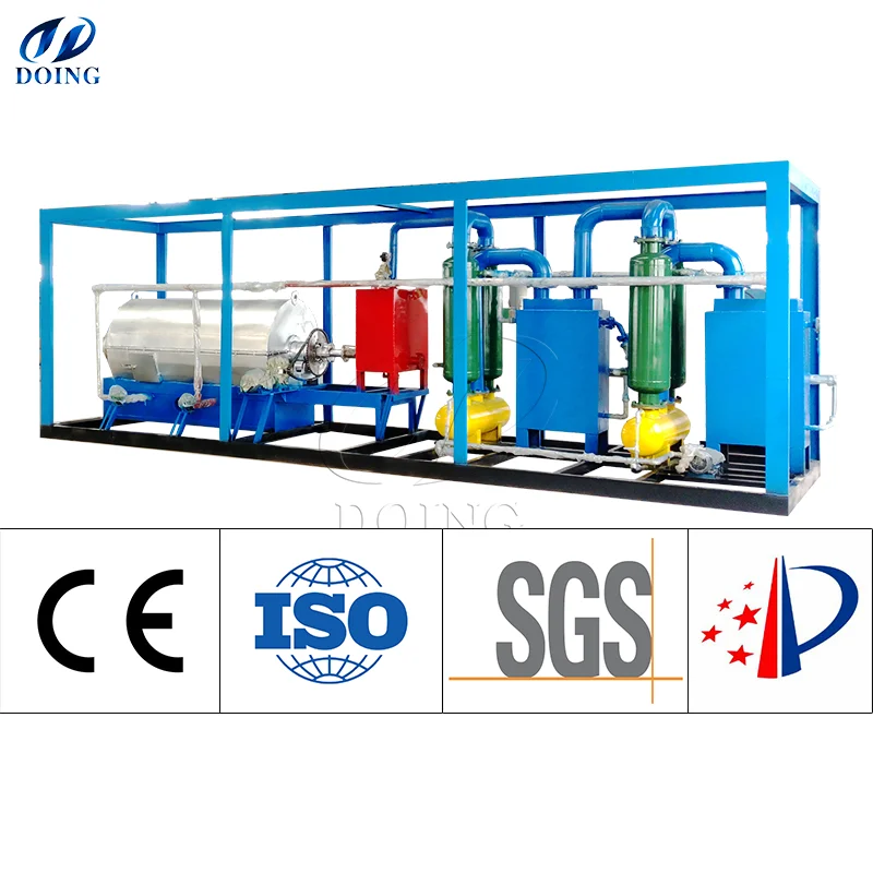 2023 Profitable Small Waste Plastic Pyrolysis Plant Recycling Plant Plastic to Diesel Fuel Oil Pyrolysis Machine