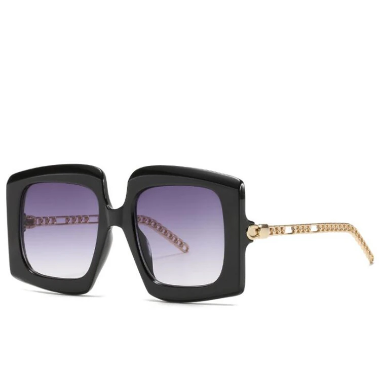 Low Price Customized Pink Retro Sun Glasses Oversized Ladies