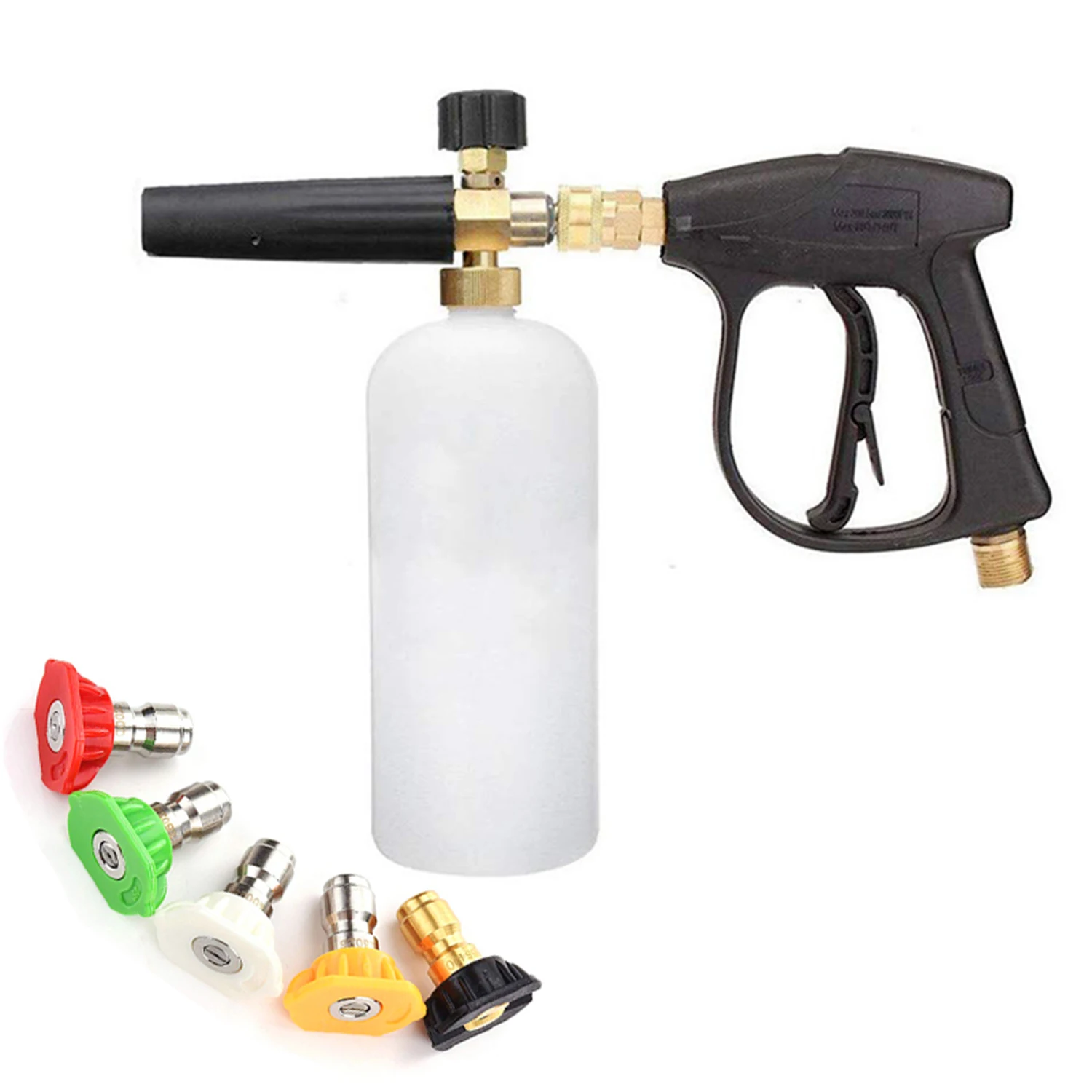 3000 фунтов/кв. дюйм автомойка пистолет для монтажной пены высокого давления со снежной пеной Jet чистки автомобиля стиральная машина водяной опрыскиватель водяной пистолет набор