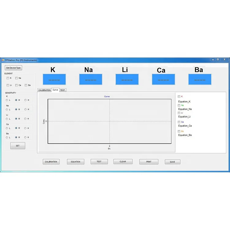 FP series flame photometer 