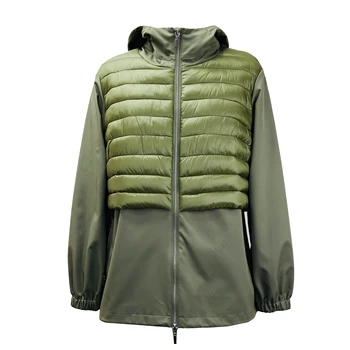 2023 new  arrival women jackets Autumn and winter bonded   quilted fake down padded casual  jacket outdoor GRS optional