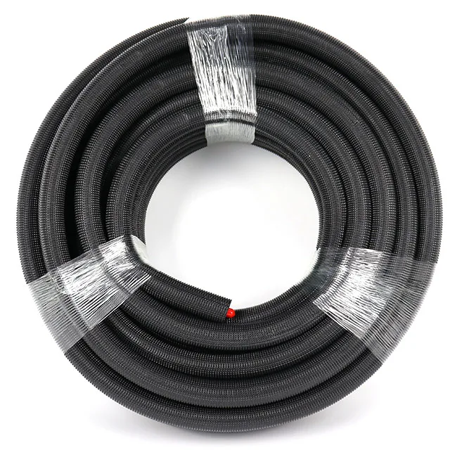 Black PE Insulated Air Conditioner Copper Pipe and Tube Line Set